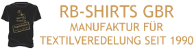 RB-Shirts - Textilien - Druck - Flock- Stick